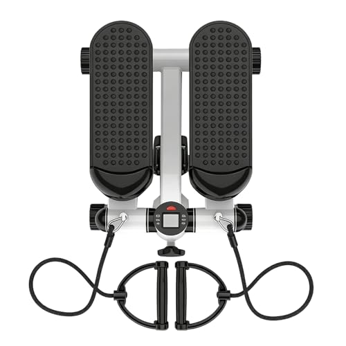 Stepper – Equipo de fitness silencioso portátil y ajustable – Stepper de escalera portátil – para entrenamiento de yoga, oficina, deporte, apartamento de viaje, suelo interior