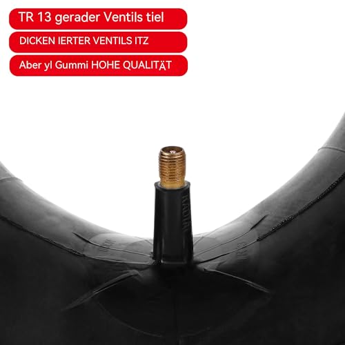 Image of RUTU 3.00 /3.5 /7.00 /8.00-10 and 3.00-12 Heavy Duty Replacement Inner Tube with Installation kit Fit for Dirt Pit Bike Scooter Moped ATV