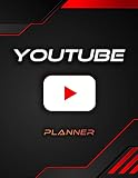  YOUTUBE Planner: Build Your Own YouTube Channel  Youtube Equipment starter kit for beginners, YouTube Planning Book For Beginners and Professional, ... secrets video channel  Gifts for Youtubers,