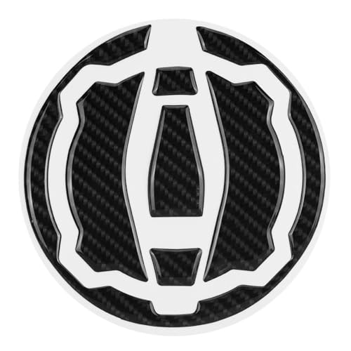 KSTE Etiqueta Engomada del Tanque de la Motocicleta, Fibra de Carbono Protector Deposito, Etiqueta Engomada de Gasolina para Kaw-wasaki Z900 Z650 17-18