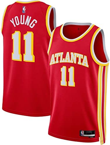Trae Hawks Atlanta Nike NBA Jersey Regata ユニフォーム NBA hawks Atlanta XL Young Trae Young Masculina - 11 Nº ウェア