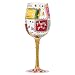 Designs by Lolita “Thank You Thank You” Hand-painted Artisan Wine Glass, 15 oz.