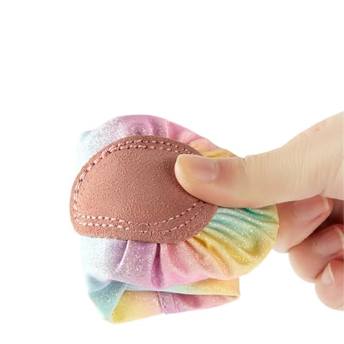 Ballet Slippers Girl Ballet Shoes Glitter Split-Sole Dance Slippers Toddler Kids Practice Shoes Flats Soft Lightweight Elastic Laces Colorful2