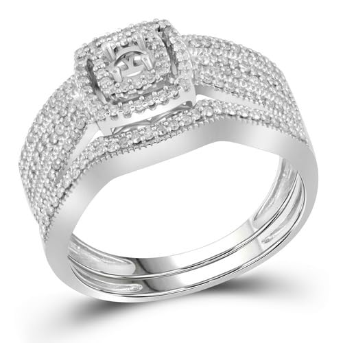 SB Jewelers 10Kt White Gold 1/3 CTW Semi Mount image