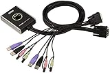 2 port usb kvm switch anleitung ATEN Kabel KVM Switch DVI + USB + Audio, 2-fach
