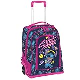 DIMENSIONI - Con una dimensione di circa 34,5 x 25 x 52 centimetri, il trolley offre ampio spazio interno per riporre libri, quaderni, astucci e altri materiali scolastici essenziali, mantenendo tutto in ordine e protetto durante il trasporto.