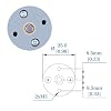 CQRobot 478.09:1 LP Metal DC Geared-Down Motor 25Dx57.8L mm 2W/6V, with Al Alloy Installation Mounting Bracket. 12 RPM/28 kg.cm (389 oz.in), D-Shaped Output Shaft 4 mm/12.5 mm (Diameter/Length).