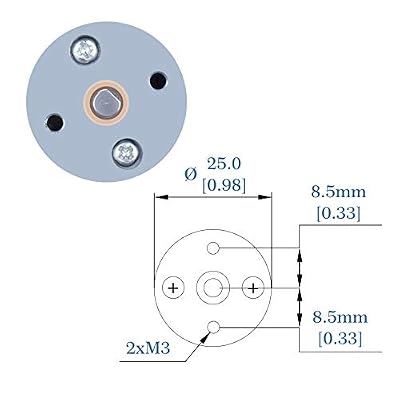 CQRobot 478.09:1 LP Metal DC Geared-Down Motor 25Dx57.8L mm 2W/6V, with Al Alloy Installation Mounting Bracket. 12 RPM/28 kg.cm (389 oz.in), D-Shaped Output Shaft 4 mm/12.5 mm (Diameter/Length).