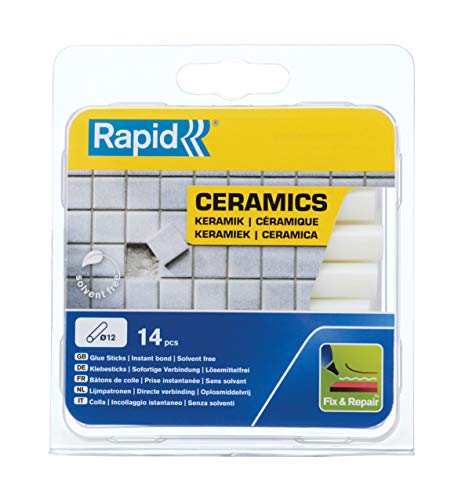 Bâtons de colle thermofusible Rapid 40107359 étanche blanc sanitaire