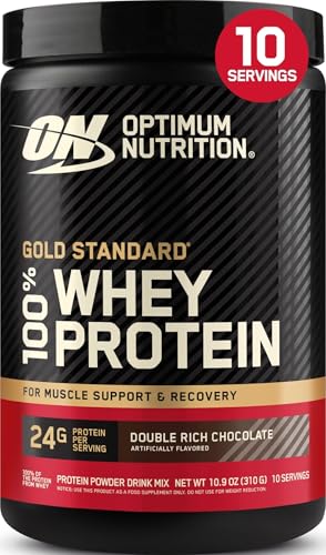 Image of Optimum Nutrition Gold Standard Whey Protein, Double Rich Chocolate, 0.68LB