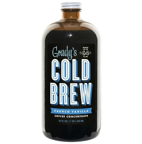 Grady's Cold Brew, Cold Brew Concentrate French Vanilla, 32 Fl Oz
