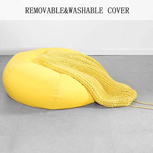 Pouf tricoté à la main : la solution assise gain de place rouge - 6