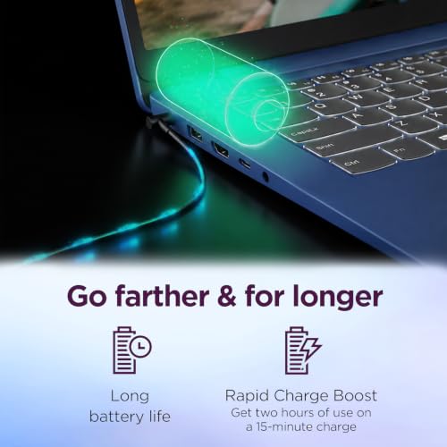 Image of Lenovo IdeaPad 15.6 inch FHD Laptop, AMD Ryzen 5, AMD Radeon Graphics | 8GB RAM, 384GB Storage(256GB SSD + 128GB SD Card), Wi-Fi 6, HD Webcam, Dolby Audio, USB Type-C, Windows 11 Home