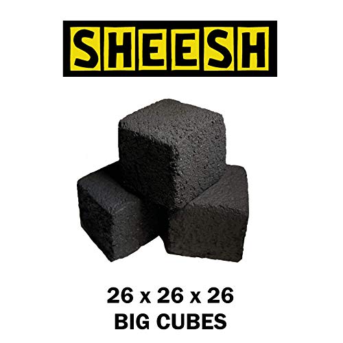 SHEESH by CocoBeach | Premium Kokosnuss Shishakohle | 1KG | 26 x 26 x 26mm Kohle für Shisha & BBQ | Bis zu 120 Minuten… – Bild 5