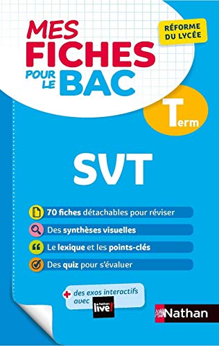 Télécharger Mes Fiches pour le BAC Sciences de la Vie et de la Terre Terminale Francais PDF