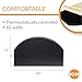 K&H Pet Products Lectro-Kennel Igloo-Style Heated Outdoor Dog Bed, Half-Round Durable Rigid ABS Plastic Heated Pad for Dog Houses Outdoor, Washable Cover, Safety Listed - Medium 24 X 15in Black 60W