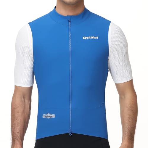 CYCLONEST Men&rsquo;s Cycling Vest WindProof Sleeveless, 2-Way Z