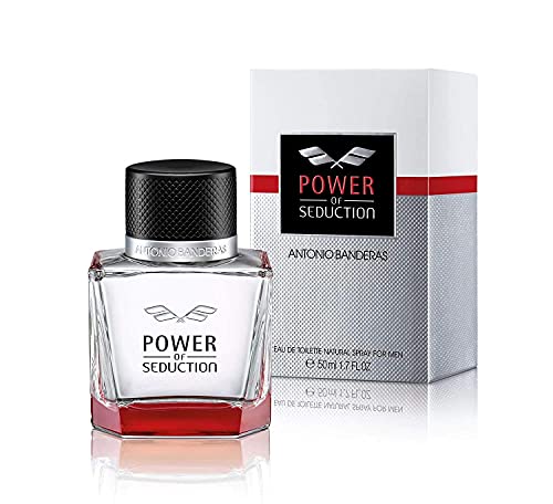 Antonio Banderas Perfumes - Power of seduction - Eau de toilette Spray for Men - 1.7 Fl Oz Cover