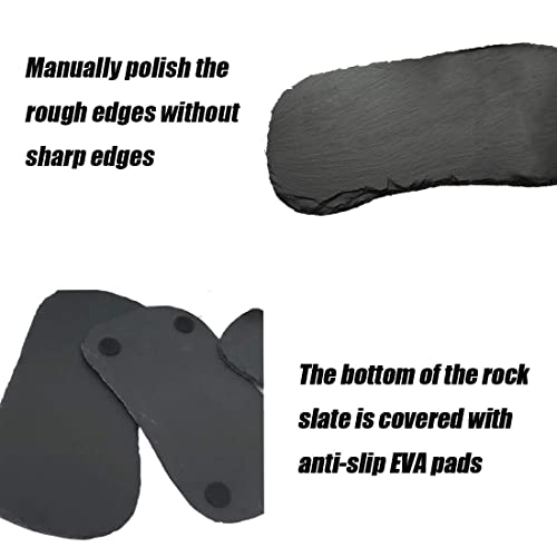 Tfwadmx Reptile Basking Platform,Tortoise Rock Plate Feeding Food Bowl Dish Feeding Slate Turtle Bathing Resting Platform For Lizard Gecko Bearded Dragon Chameleon Snake Frog #TOP2