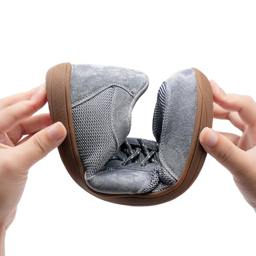 Image of Barefoot Shoes for Men, Spacious Toe Box Zero Drop Minimalist Walking Sneakers, Breathable Lightweight Non-Slip Casual Shoes