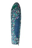 Mountain Warehouse Apex kleingemusterter Kinder-Schlafsack - Camping-Schlafsack, leicht, Hohlfaser-Isolierung, für draußen - zum Kinder-Camping Marineblau Einheitsgröße