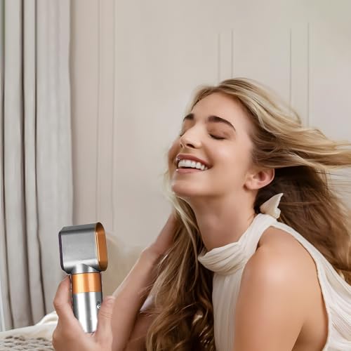 Vorstyling Trocknerdüse für Dyson Airwrap, Haartrockner-Aufsatz für schnelles Trocknen & Styling-Vorbereitung, Kompatibel mit HS01/HS05/HS08, ABS in Kupfer, Aufsatz für schnelles Trocknen