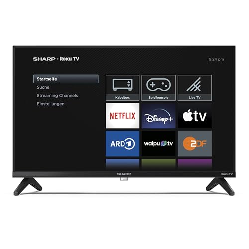 SHARP 24GD2225E HD Ready Smart TV, (60 cm/24 Zoll, Roku TV, Rahmenlos, HDR10, Dolby Digital) 3