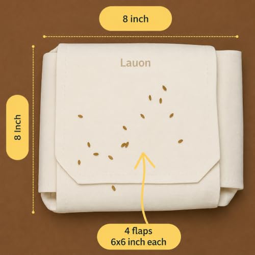 Image of Cotton Roti Cover Cloth, Reusable Chapati Storage Cloth, Soft Breathable Kitchen Food Cover, Keeps Rotis Fresh, Warm & Hygienic, Washable Cotton Fabric