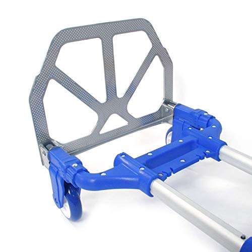 Carretilla portátil plegable aluminio azul miniatura 3
