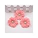 Produktbild Lou Chapman 10Pcs 5.5cm Kunstseide-Chrysantheme-Blumen Kleine Daisy Flowers Home Hochzeit Dekoration DIY Kränze Clip Art Fake Flowers, hellrot