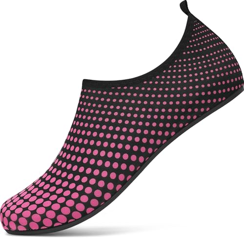 VOLHAL Wasserschuhe Herren Badeschuhe Damen Schwimmschuhe Schnell Trocknend Strandschuhe rutschfeste Aquaschuhe Leicht S...