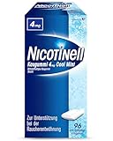 Nicotinell Kaugummi 4 mg Cool Mint (Minz-Geschmack), 96 Stk.: Nikotinkaugummi für schrittweise Raucherentwöhnung und sofortigen Rauchstopp