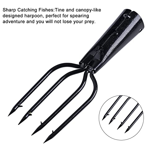 image for Goture Fish Spear Frog Spear Barbed Stainless Steel Tine Fishing Harpo