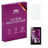 atFoliX Glasfolie kompatibel mit Acer Iconia One 7 Bildschirmfolie, 9H Hybrid-Glass FX Schutzpanzer Folie