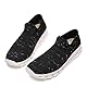 FLARUT Slip-On Sneakers Herren Damen Sportschuhe Laufschuhe Fitness Jogging Leichtgewichts Walkingschuhe Turnschuhe Atmungsaktiv Freizeitschuhe Straßenlaufschuhe(Klassisches Schwarz,38)