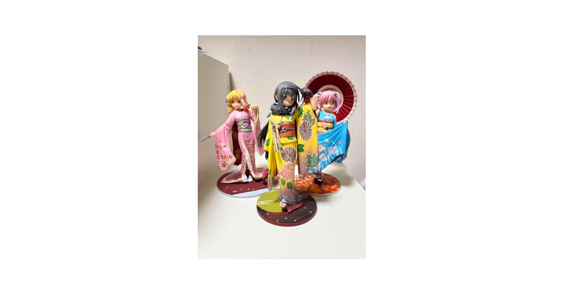 まどかマギカ　フィギュアセット　晴着　舞妓 まどかマギカ フィギュアセット 晴着 舞妓 Amazon.co.jp: 魔法