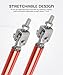 UNLRAE 2PCS Splitter Strut Rods,Car Accessories 8
