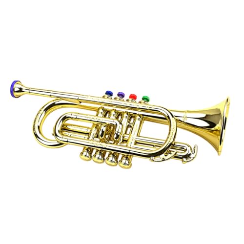 Sosoport Trumpet Lightweight Musical Instrument for Safe and Design for Musical Play and Performance present for Birthdays and Special Occasions