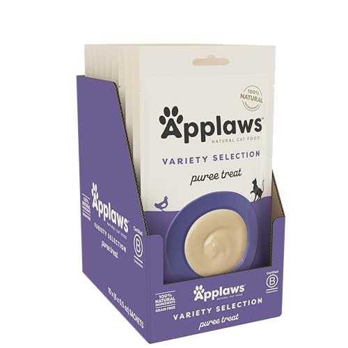 Applaws 3-Flavor Variety Lickable Cat Treats 60-Pack 0.5 oz Sachets