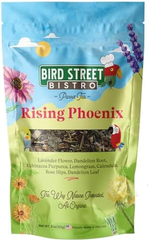Bird Street Bistro Parrot Tea 3oz - Parakeet & Cockatiel Food Vit...