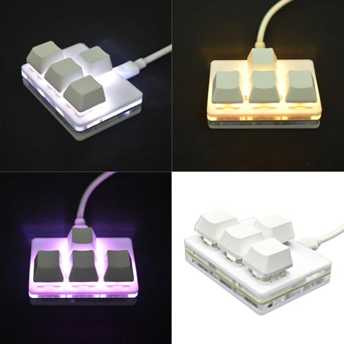 Clavier de jeu mécanique USB à 4 touches programmables et switchs remplaçables à chaud - 2