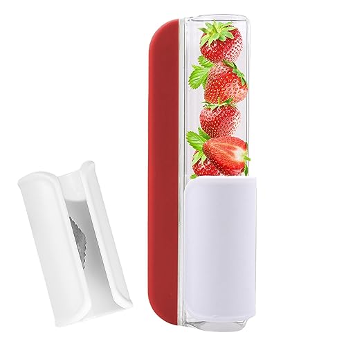 JINGAN Taglia UVA,Affettatrice per UVA con Apertura Foro Tondo | Tagliafrutta a siringa per Gadget da Cucina, Strumento per affettare la Frutta, Strumento per Fare l'insalata di Frutta, affettatrice