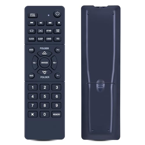 GOUYESHO Télécommande de rechange compatible avec la chaîne stéréo HiFi Oakcastle Compact HIFI100