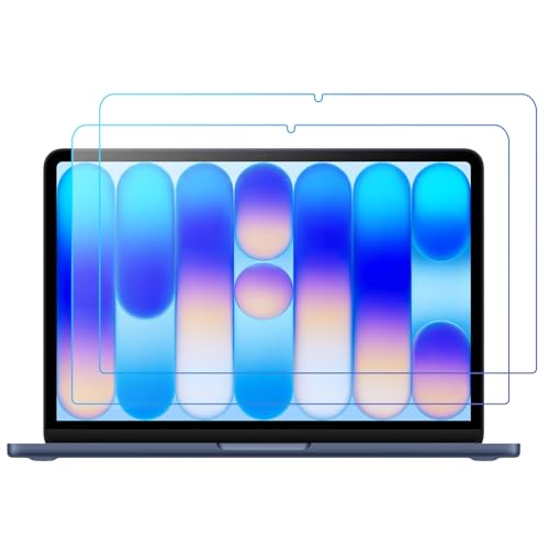 ProCase [2枚セット] MacBook Neo 13インチ 強化ガラスフィルム 2枚セット 2026年モデル A3404 A18 Pro用 スクリーンプロテクター 9H硬度 MacBook Neo 13インチノートパソコン用、耐傷、HDクリア