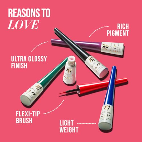 MyGlamm LIT Glossy Liquid Eyeliner-Black Party-3.5ml - Image 5