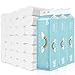 Produktbild Lulupi Großpackung Klopapier Toilettenpapier,12 Rollen WC Papier 4-lagig Prägung Reißfest Toilettenrollen Rollenpapier