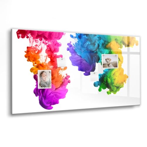 Tableau en verre magnétique effaçable avec aimants néodyme