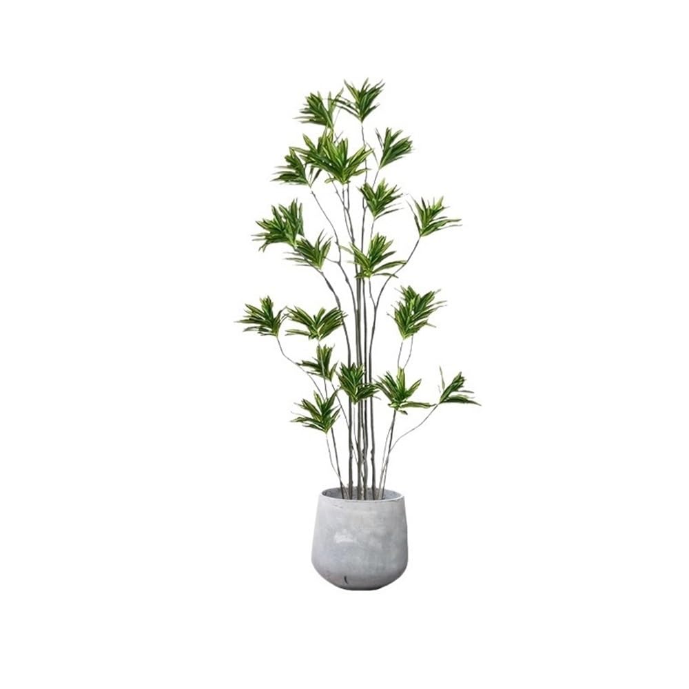 Kx9Lb8d Faux floor plant Home Fake Plants Light Luxury Ornaments Simulation of Green Large Floor Bonsai Decorations