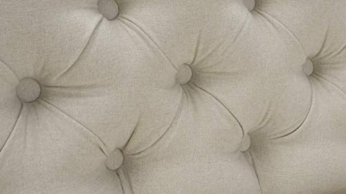 Jennifer Taylor Home Celine Settee, Sky Neutral #TOP6