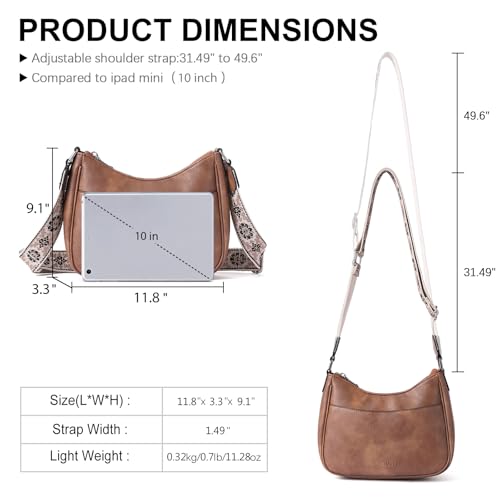 Image of CLUCI Crossbody Purses for Women Trendy, Leather Crossbody Bags with Adjustable Strap, Women's Shoulder Handbags